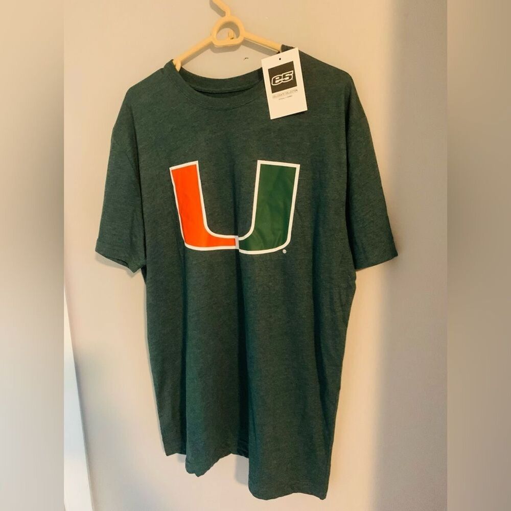 University of Miami Tee Shirt Size XL Unisex Men Women